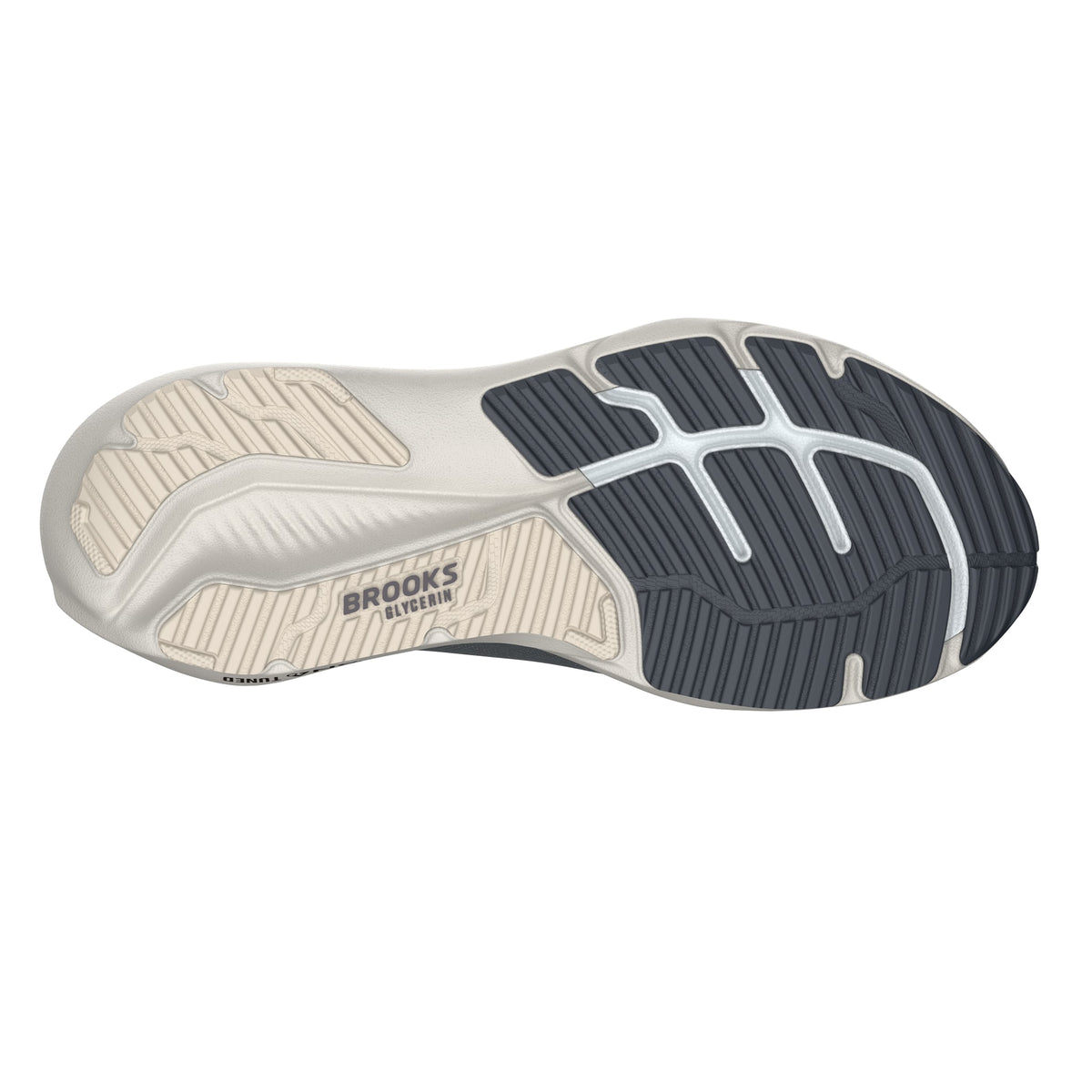 Men's Brooks Glycerin 23 Turbulence / Ebony / Clear outsole