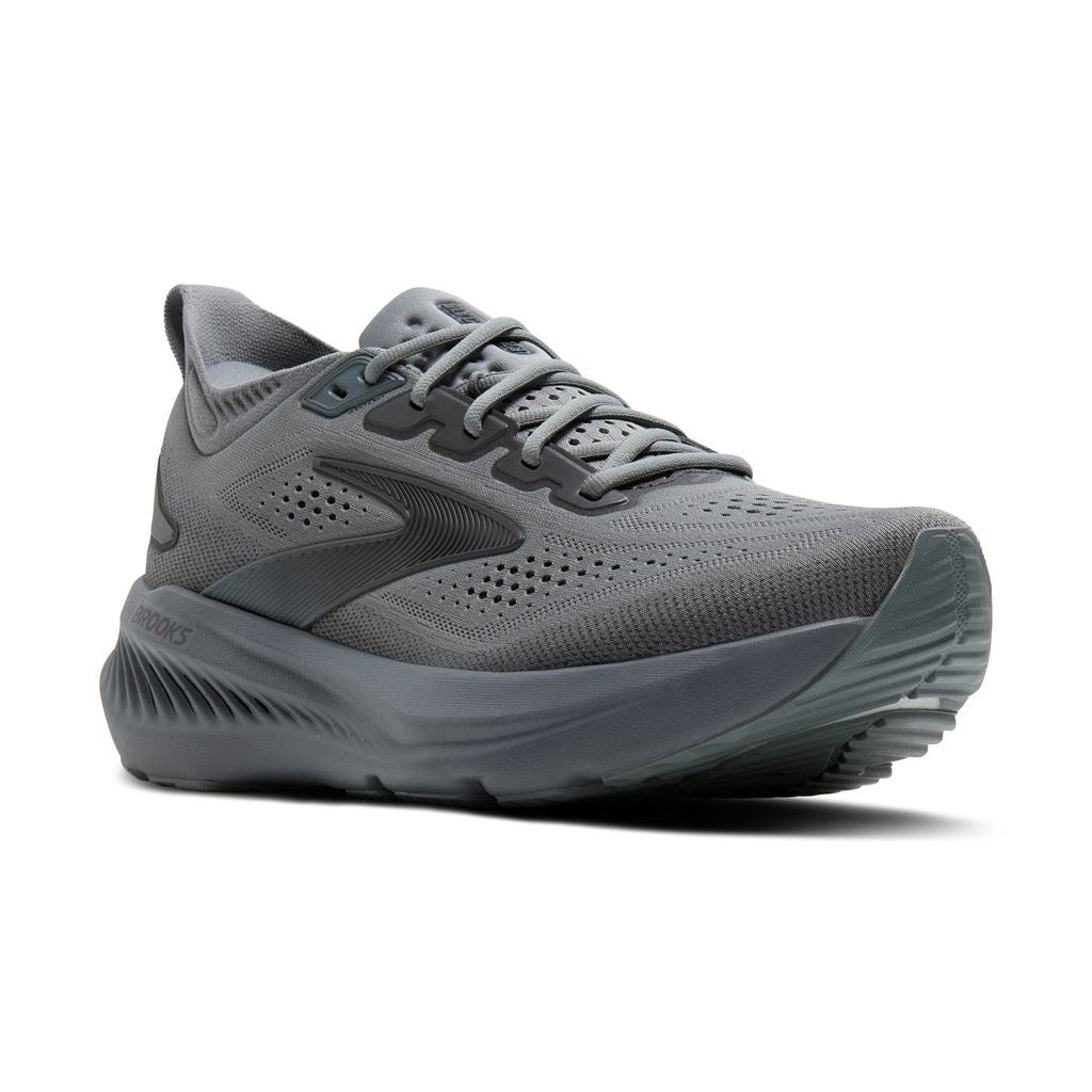 Men's Brooks Glycerin 23 (Extra Wide 4E) Grey / Blackened Pearl / Black pair angle