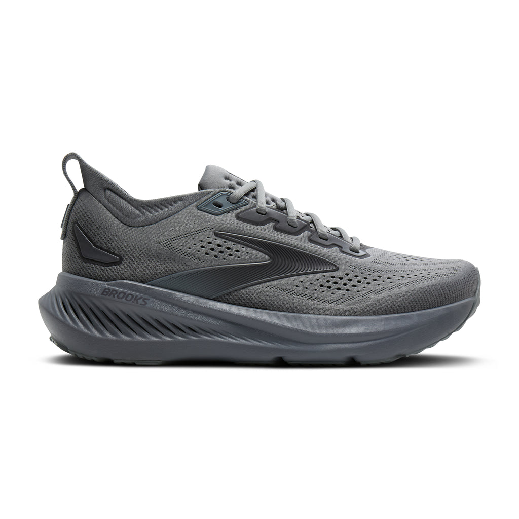 Men's Brooks Glycerin 23 (Extra Wide 4E) Grey / Blackened Pearl / Black lateral