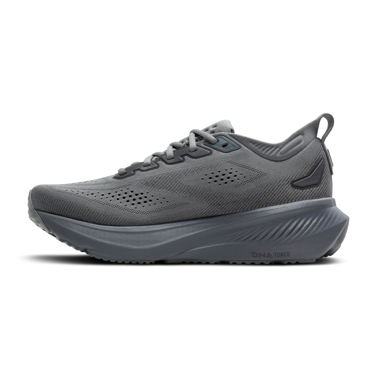 Men's Brooks Glycerin 23 (Extra Wide 4E) Grey / Blackened Pearl / Black medial
