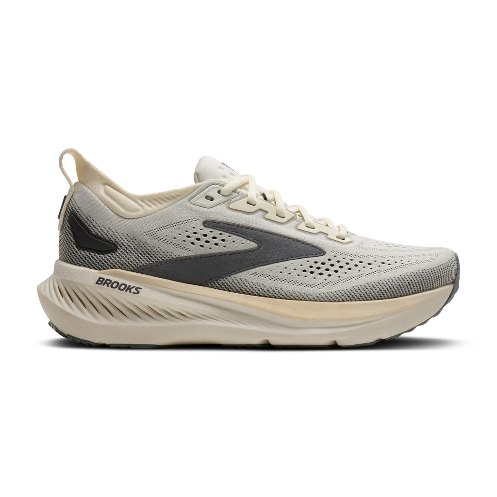Men's Brooks Glycerin 23 Coconut / Bleached Sand / Grey lateral