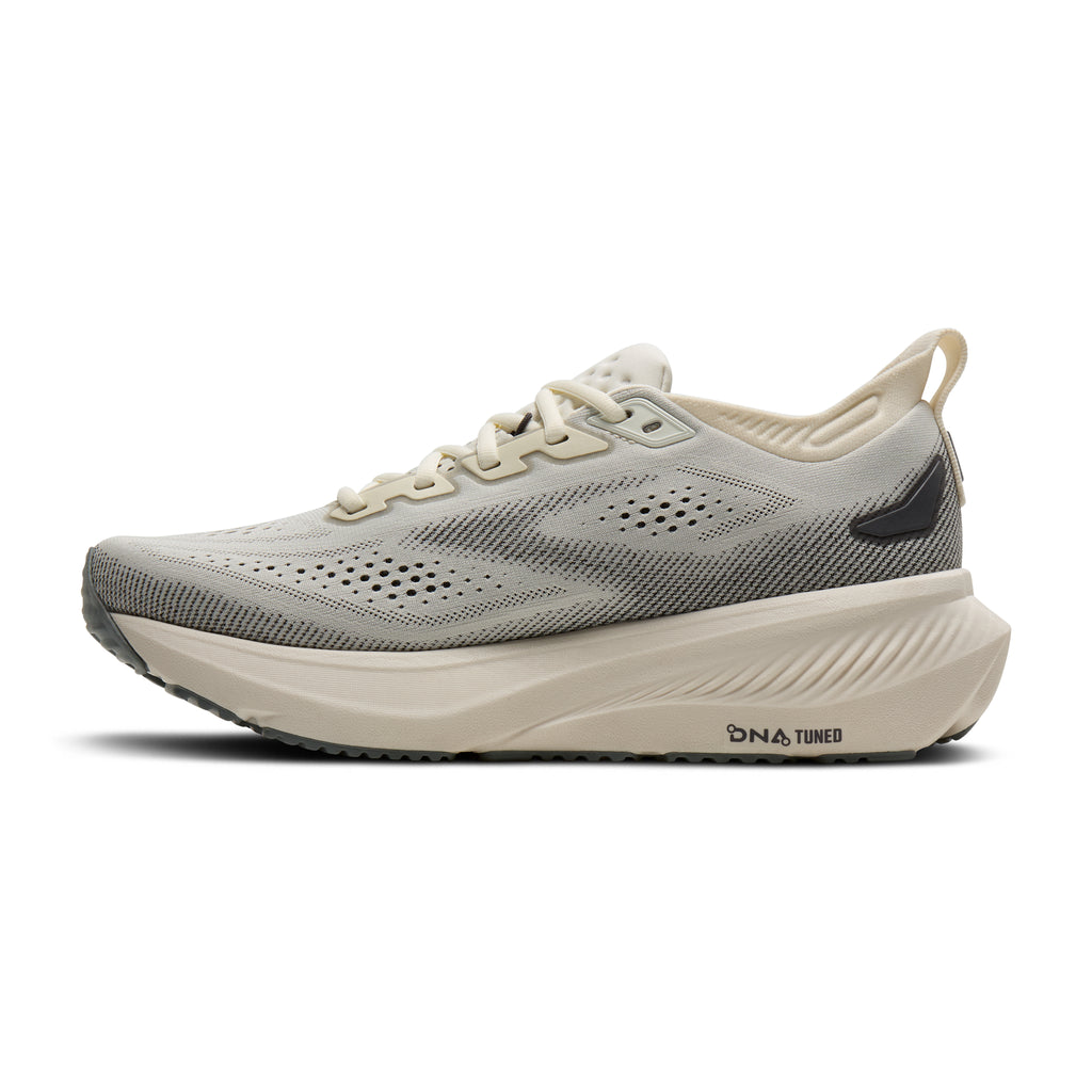 Men's Brooks Glycerin 23 Coconut/Bleached Sand/Grey medial