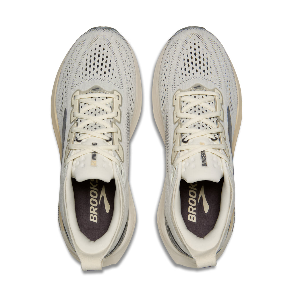 Men's Brooks Glycerin 23 Coconut/Bleached Sand/Grey top