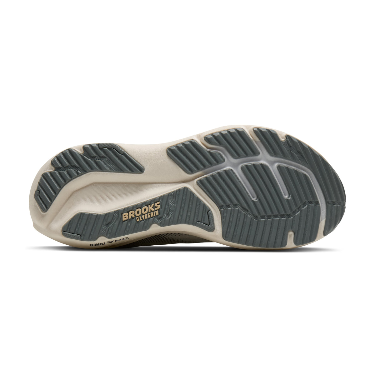 Men's Brooks Glycerin 23 Coconut / Bleached Sand / Grey outsole