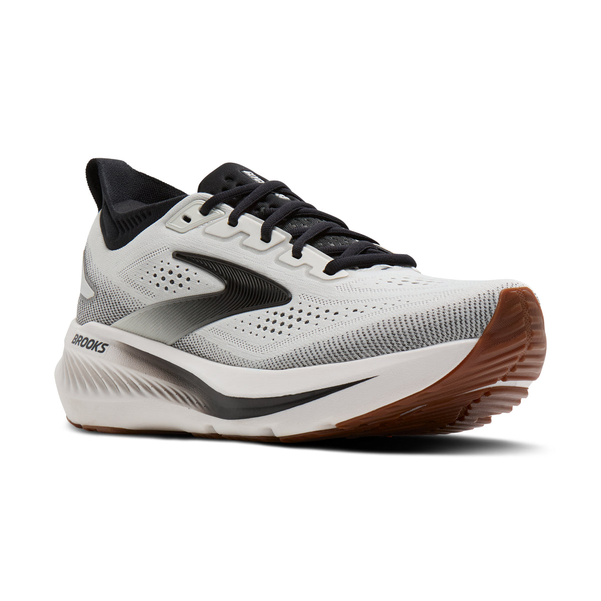 Men's Brooks Glycerin 23 White / Black / Gum view 2