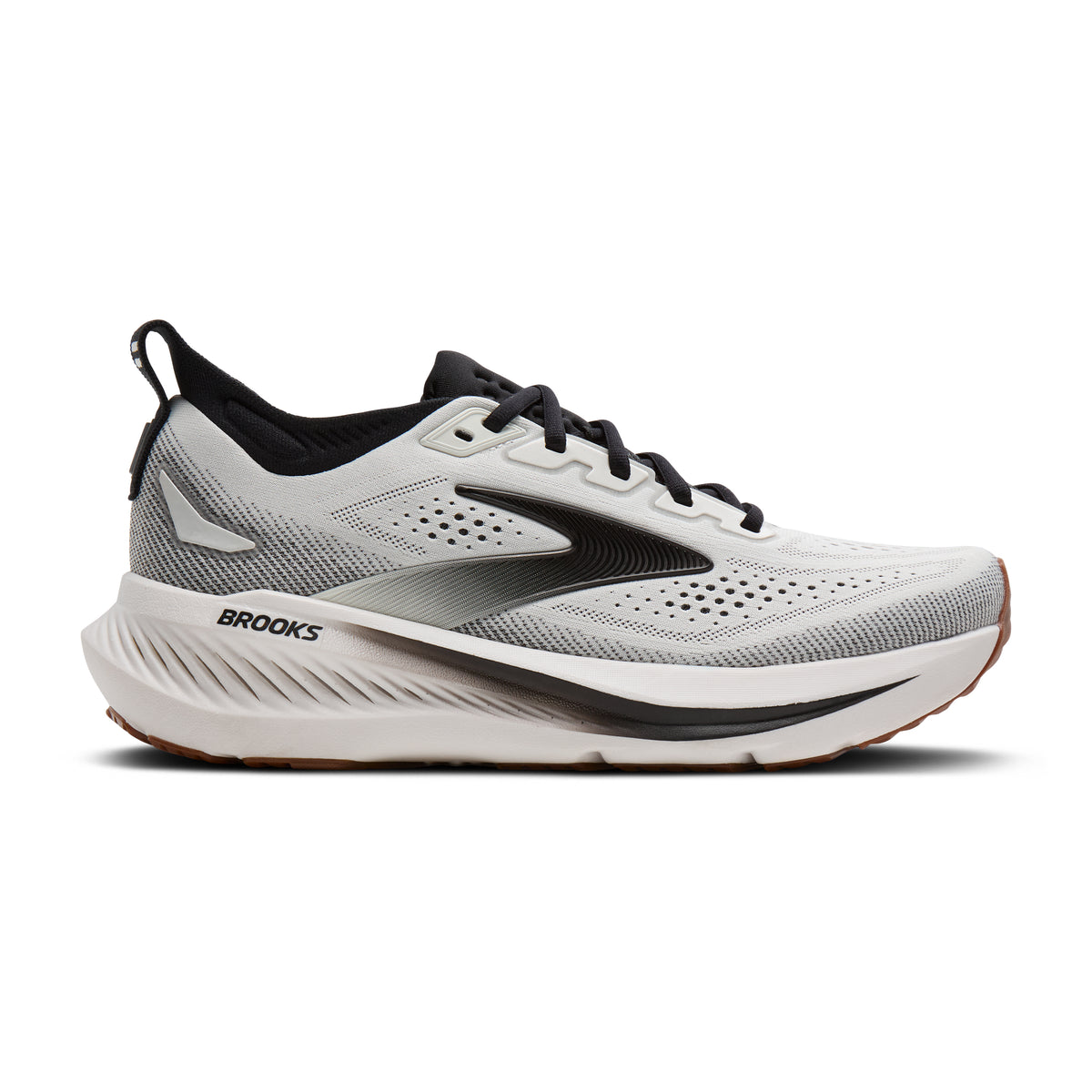 Men's Brooks Glycerin 23 White / Black / Gum hero