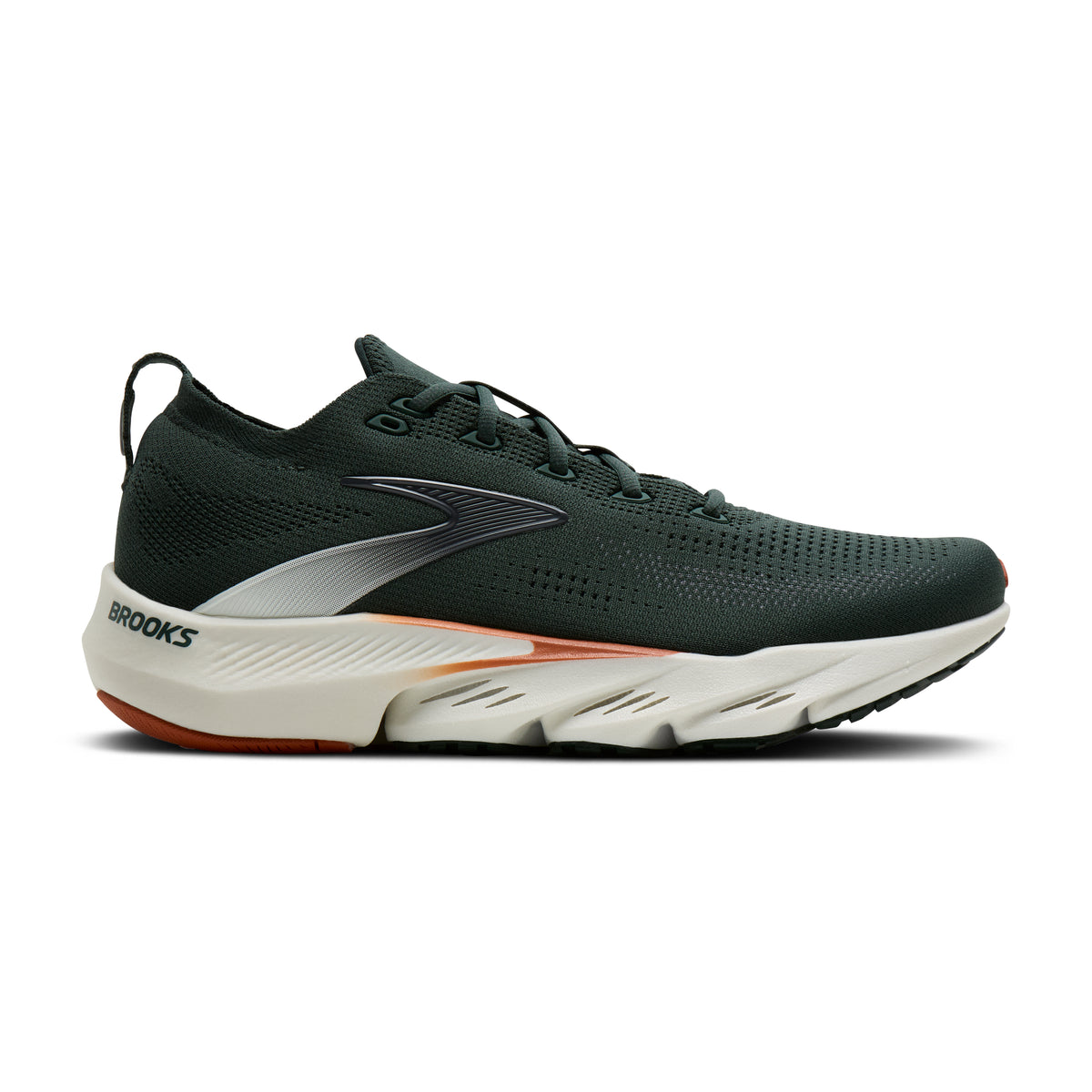 Men's Brooks Glycerin Flex Green/Grey/Brown lateral