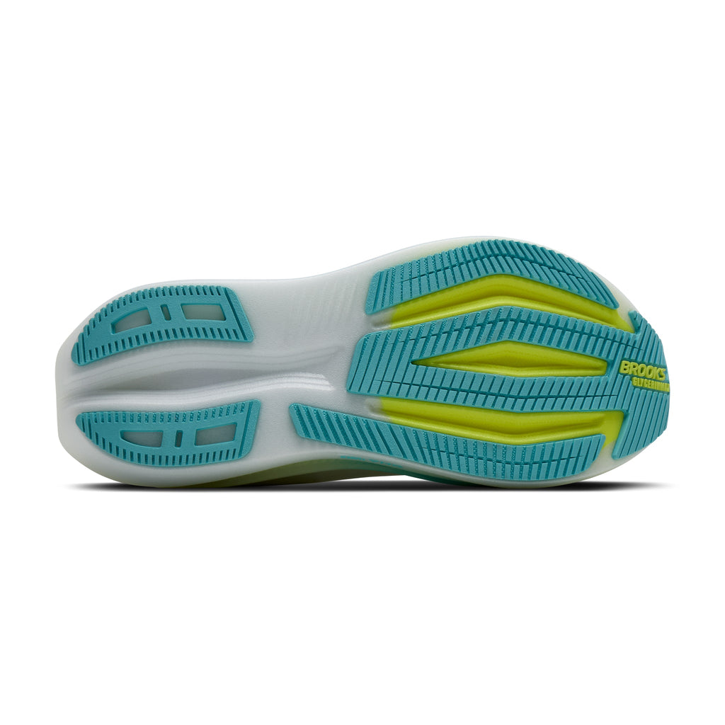 Men's Brooks Glycerin Max 2 White / Ipanema / Nightlife outsole