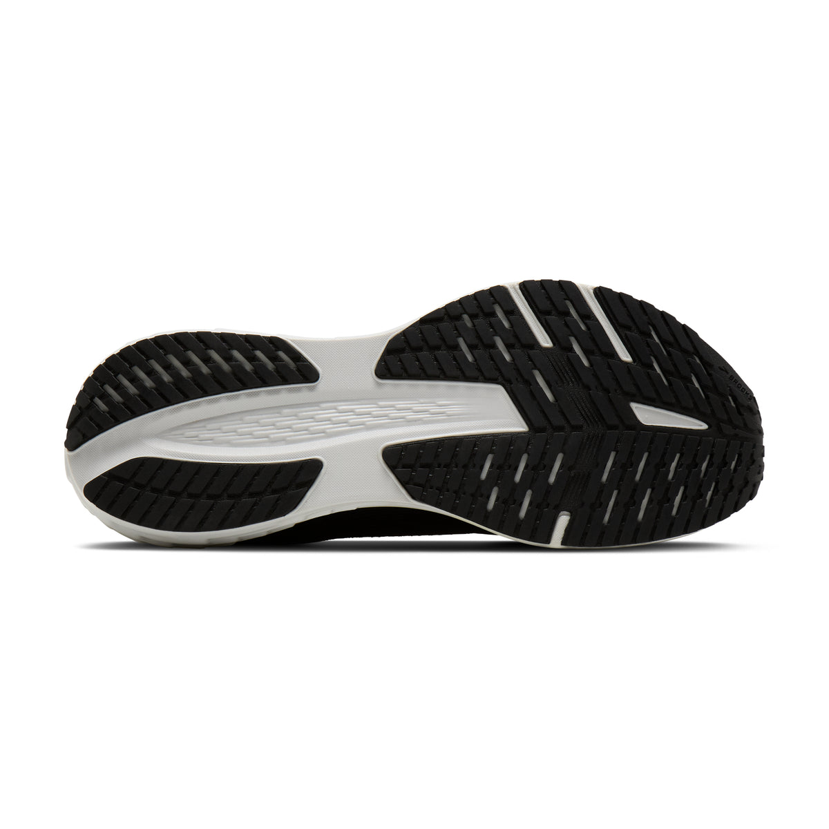 Men's Brooks Launch 12 Black / Cyber Yellow / Oyster outsole