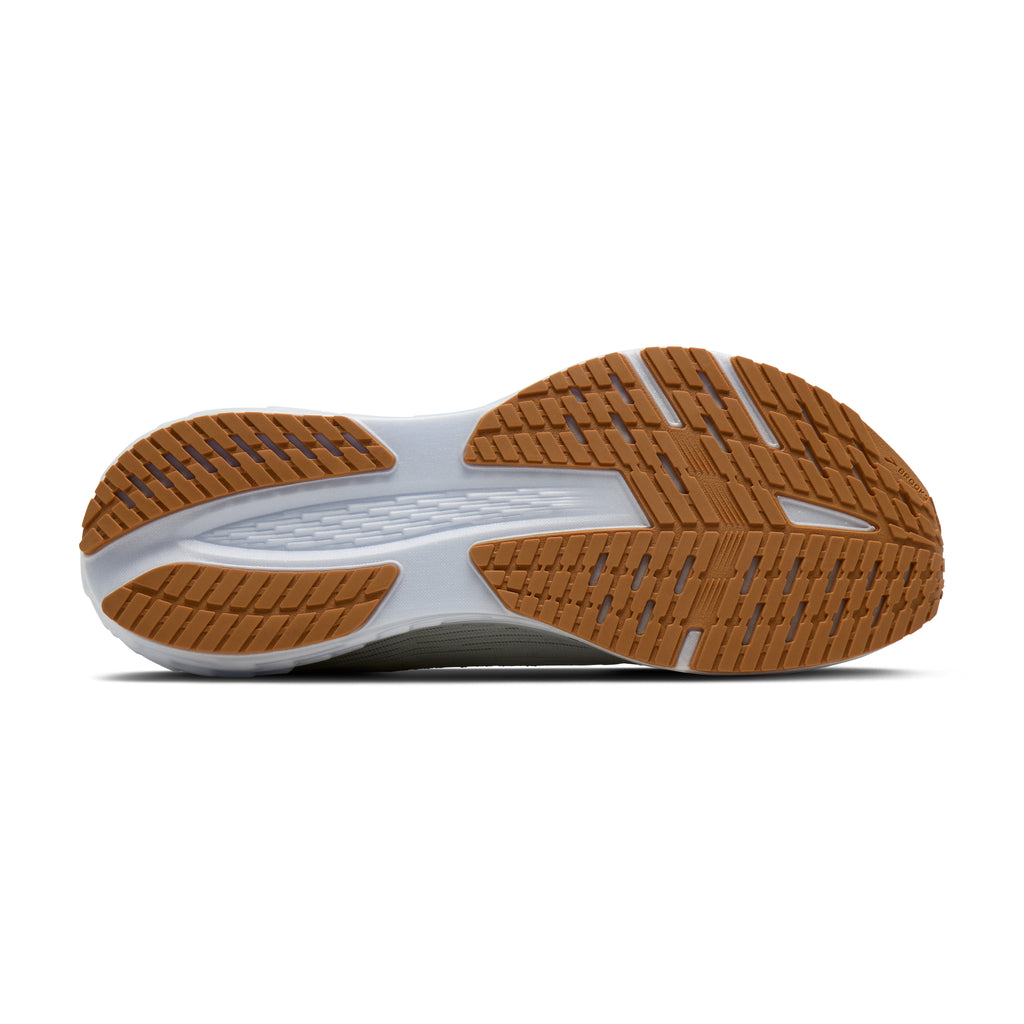 Men's Brooks Launch 12 Oyster / White / Phantom outsole