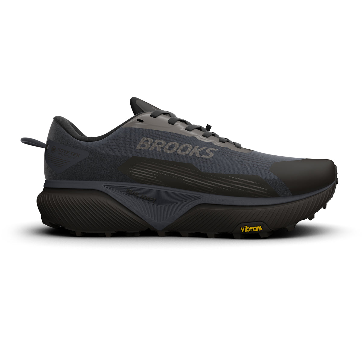 Men's Brooks Cascadia 20 GTX Black/Ebony/Nocturnal lateral