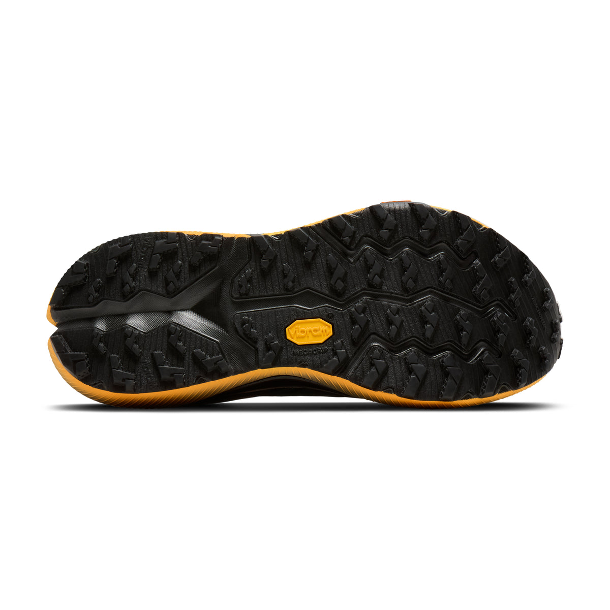Men's Brooks Cascadia 20 Black / Tigerlily / Orange outsole
