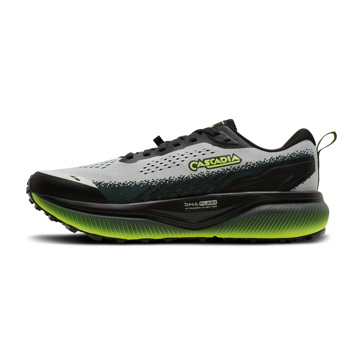 Men's Brooks Cascadia 20 Grey / Black / Nightlife medial