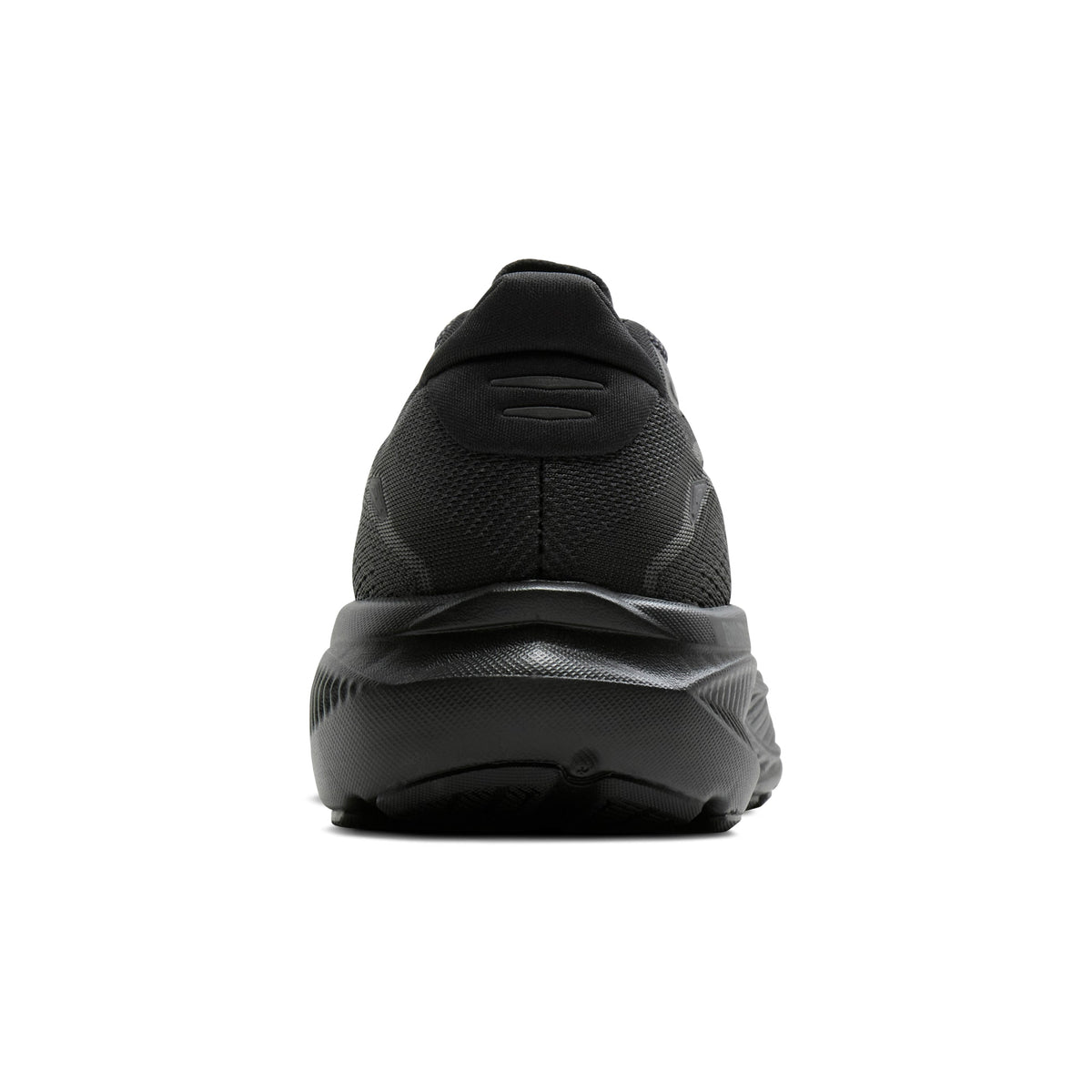 Men's Brooks Ghost 18 Black / Black / Ebony heel