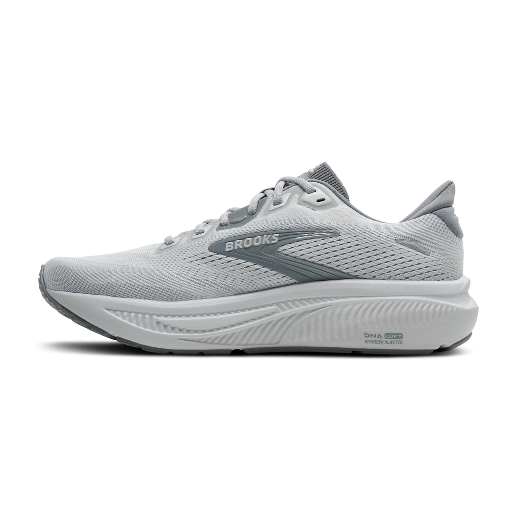 Men's Brooks Ghost 18 Primer Grey / Oyster Mushroom medial