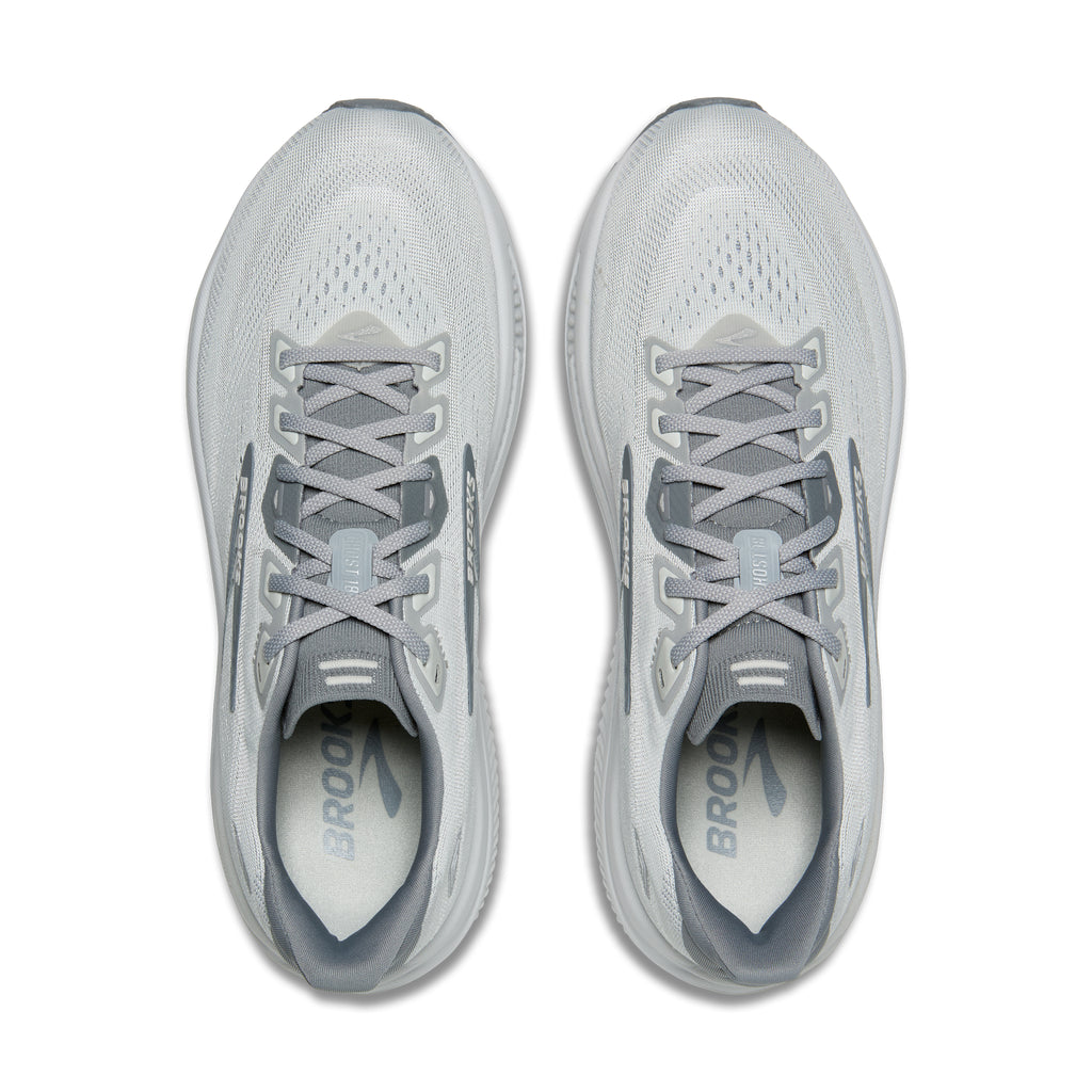 Men's Brooks Ghost 18 Primer Grey/Oyster Mushroom top