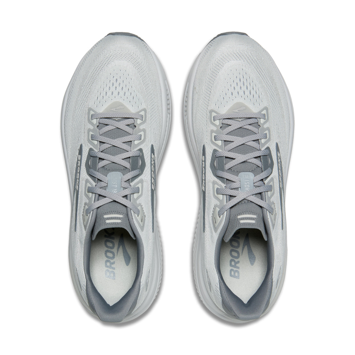 Men's Brooks Ghost 18 Primer Grey/Oyster Mushroom top