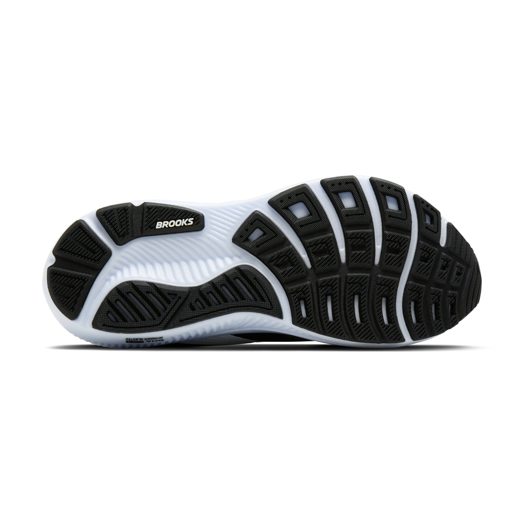 Men's Brooks Ghost 18 (Extra Wide 4E) Black / Grey / White outsole