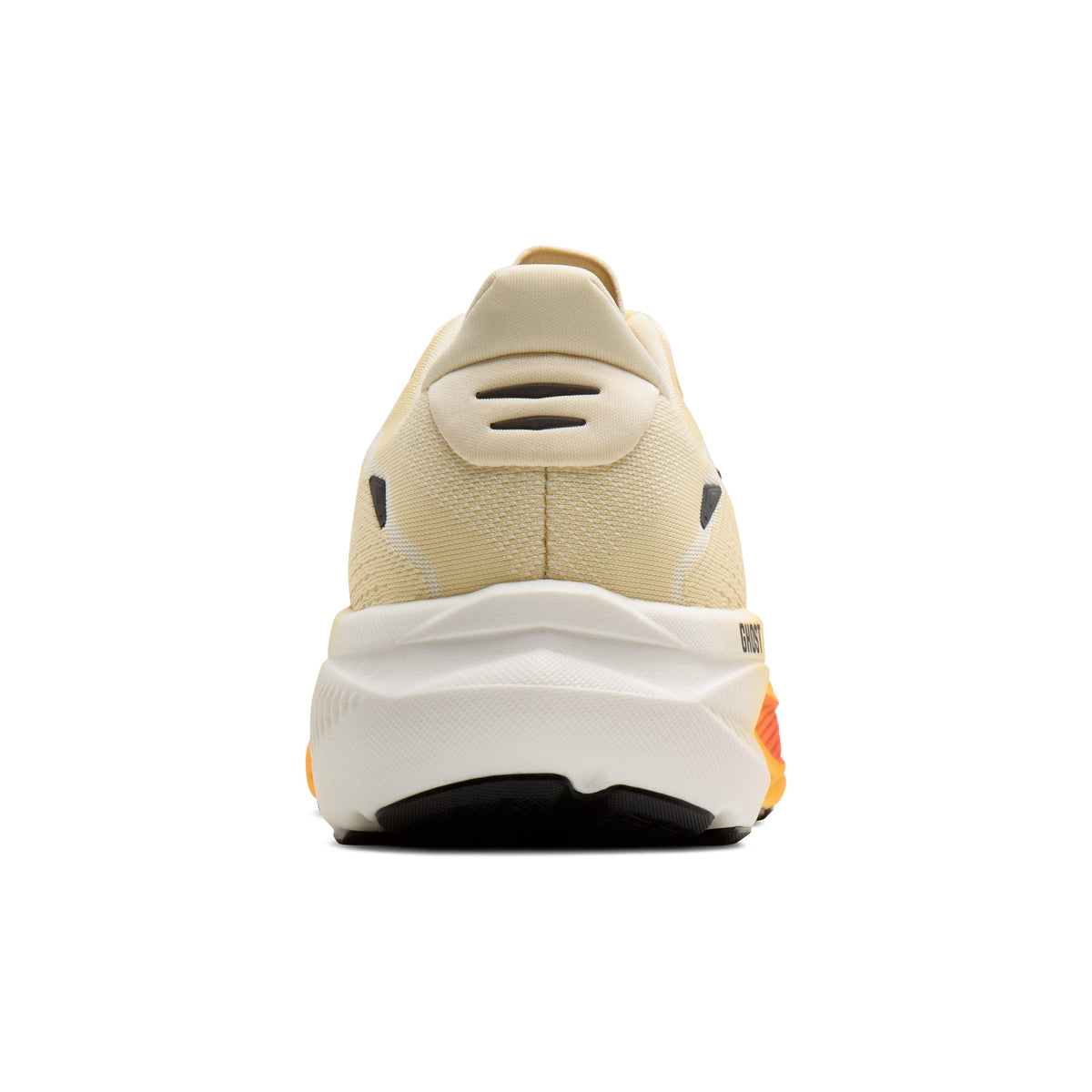 Men's Brooks Ghost 18 Rutabaga / Tigerlily / Orange heel