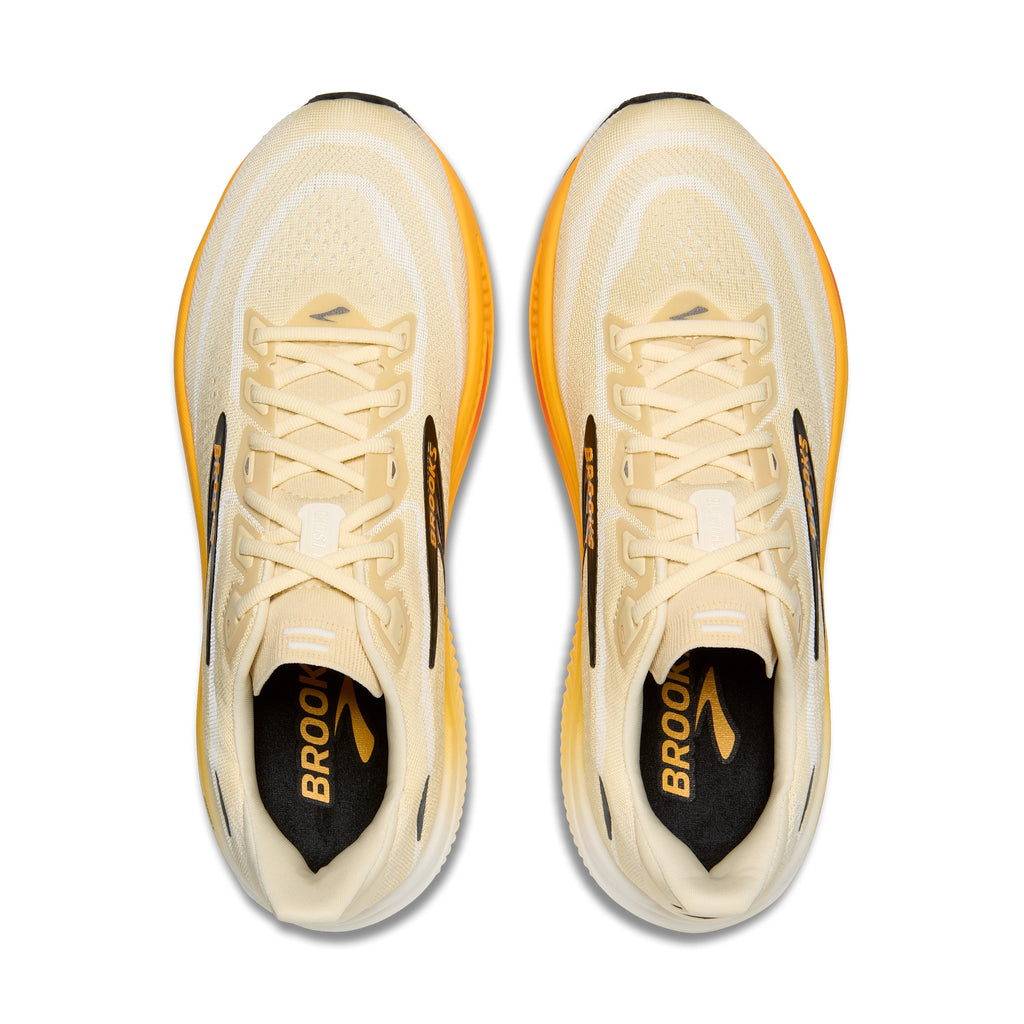 Men's Brooks Ghost 18 Rutabaga / Tigerlily / Orange top