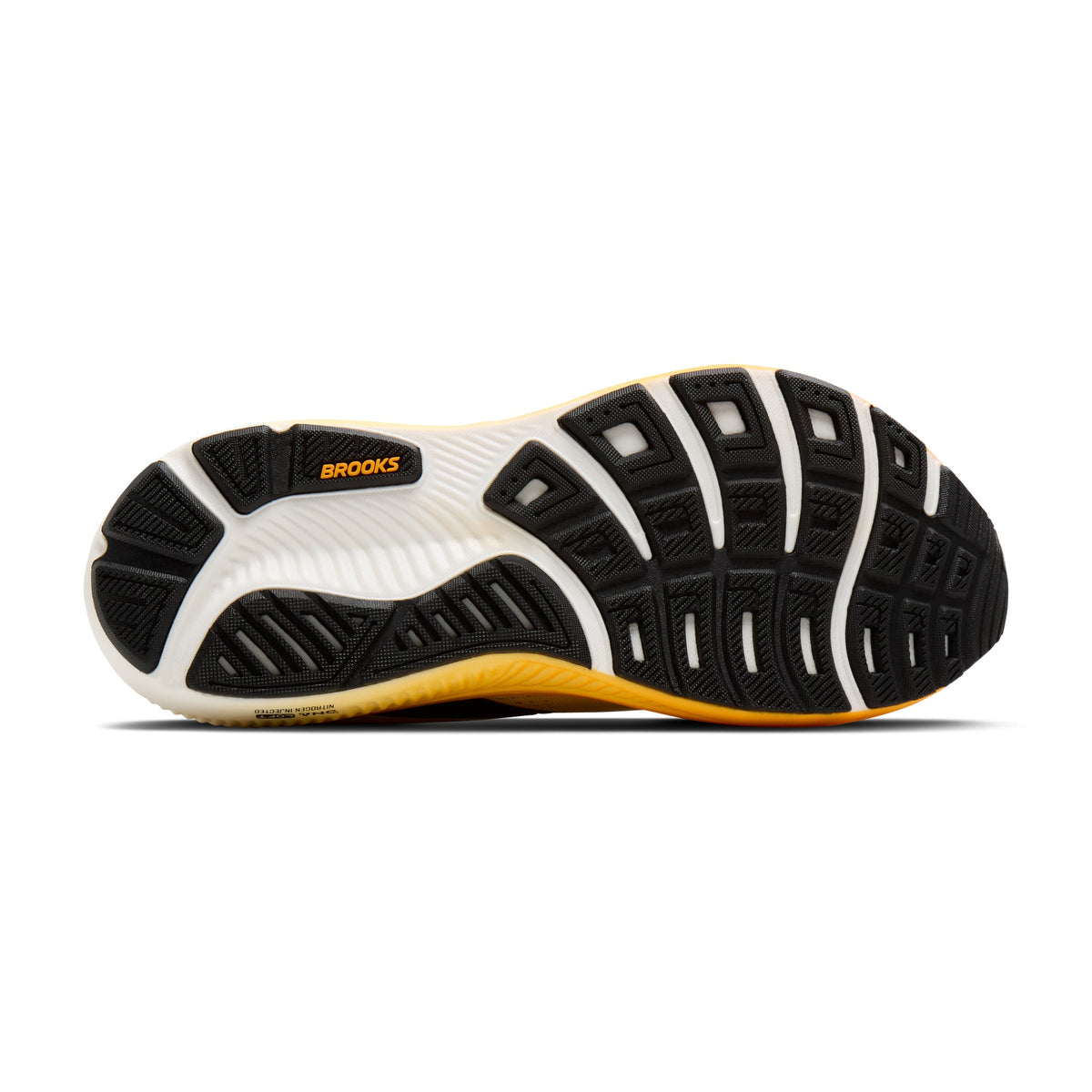 Men's Brooks Ghost 18 Rutabaga / Tigerlily / Orange outsole