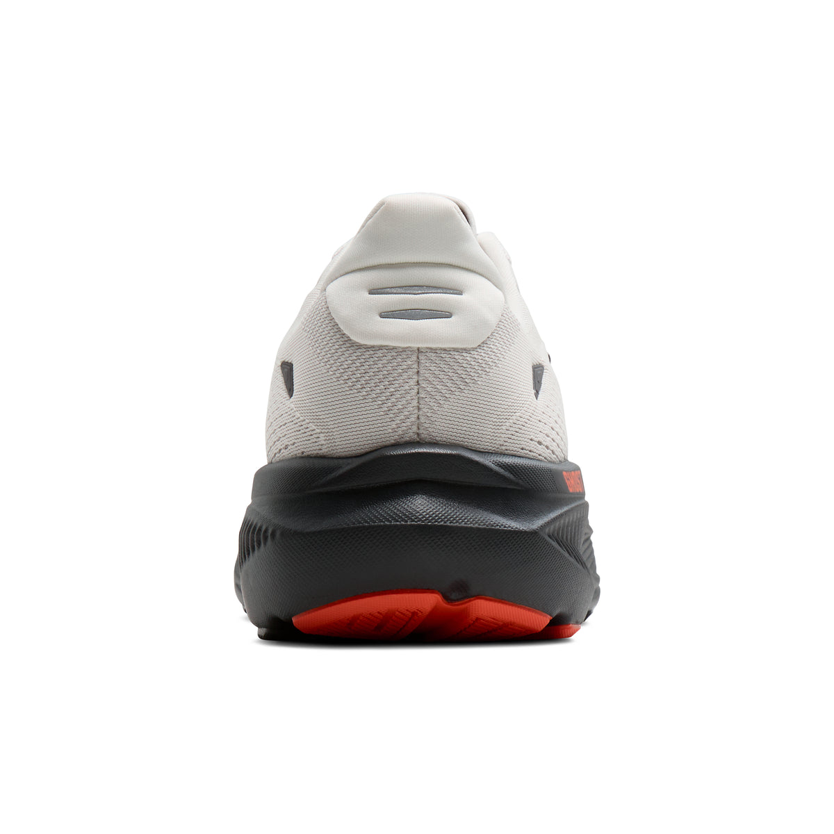 Men's Brooks Ghost 18 Coconut/Pearl/Tigerlily heel