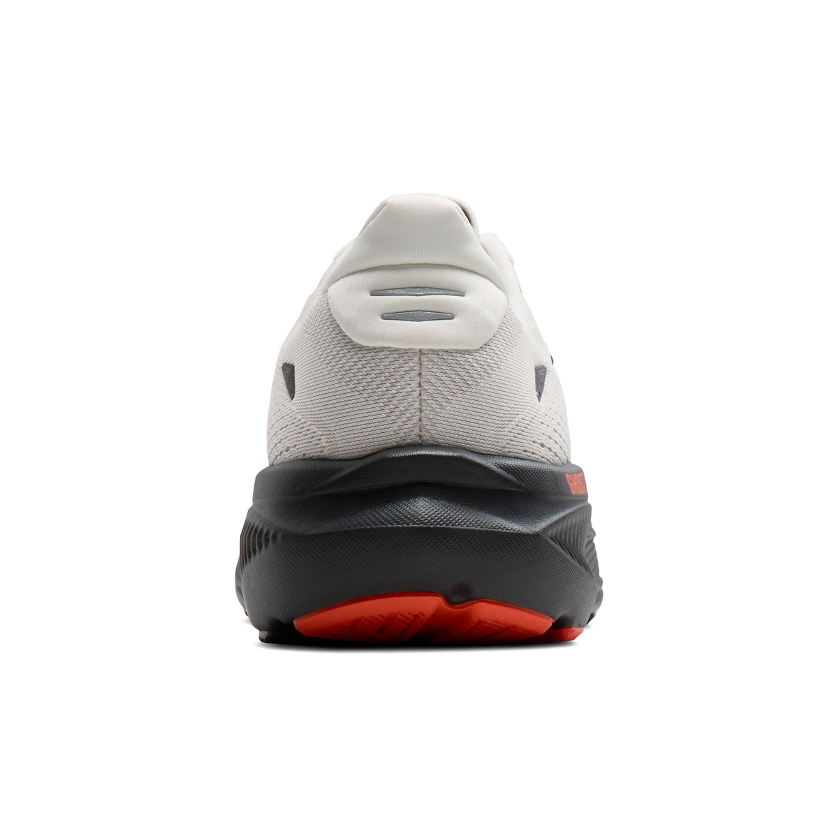 Men's Brooks Ghost 18 Coconut / Pearl / Tigerlily heel