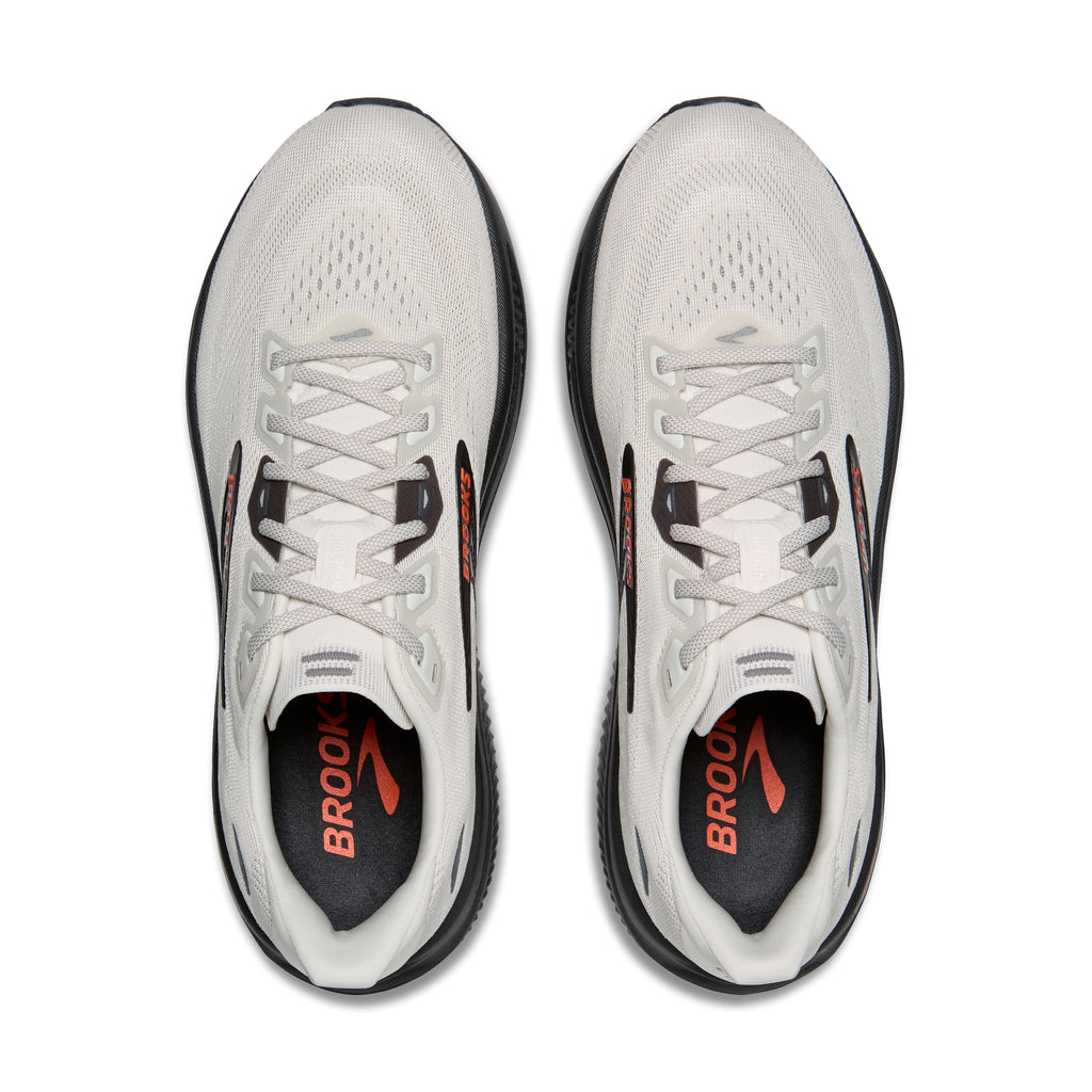 Men's Brooks Ghost 18 (Extra Wide 4E) Coconut / Pearl / Tigerlily top