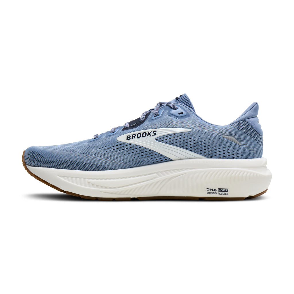 Men's Brooks Ghost 18 Rain Washed/Navy/Coconut medial