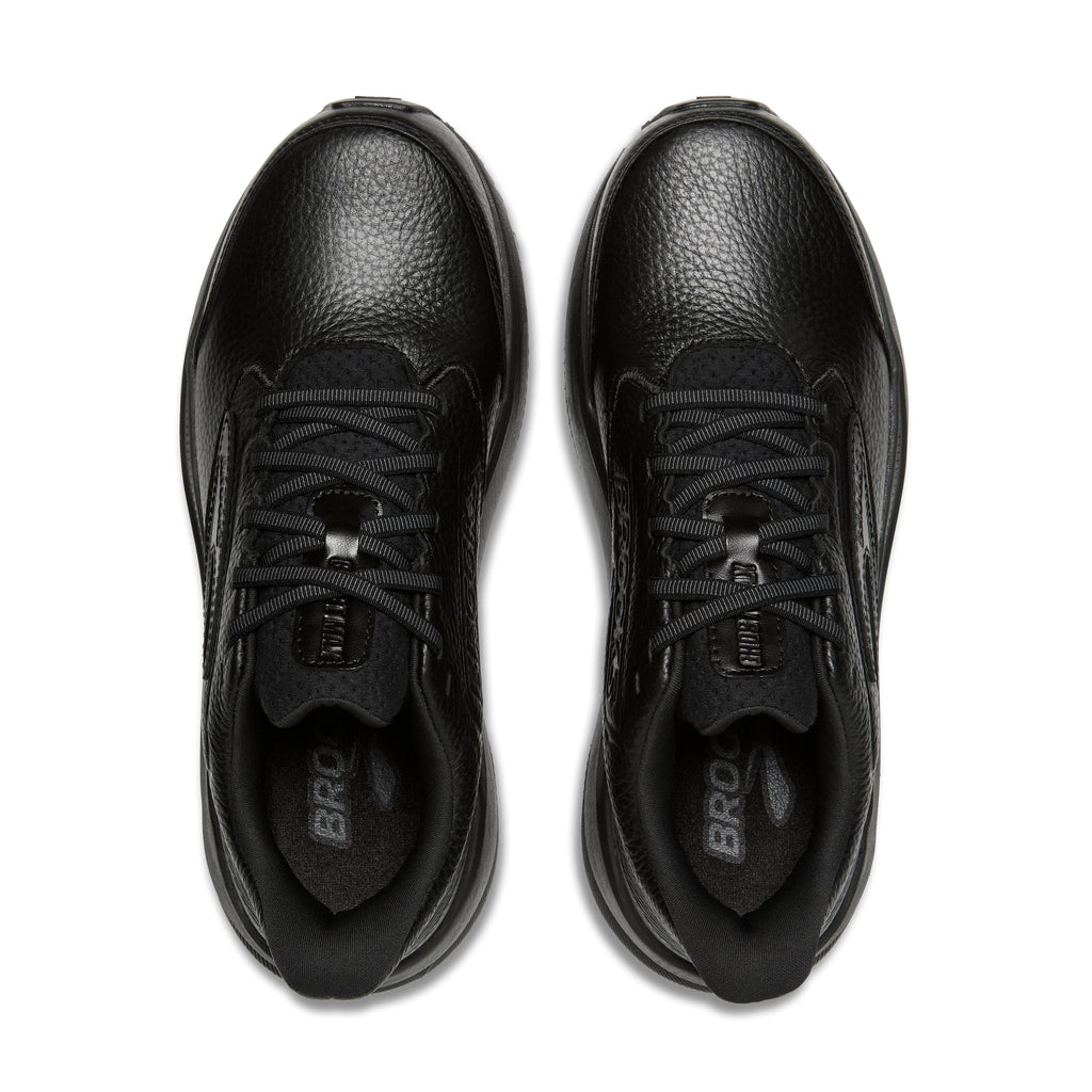 Men's Brooks Ghost Max Slip Resistant (Wide 2E) Black/Black top