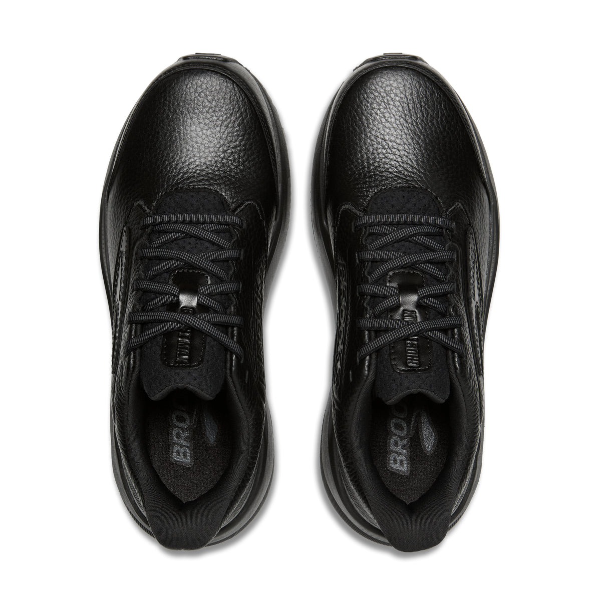 Men's Brooks Ghost Max Slip Resistant (Wide 2E) Black/Black top