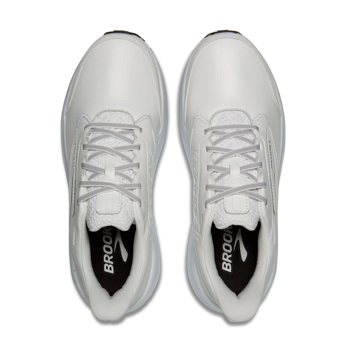 Men's Brooks Ghost Max Slip Resistant (Wide 2E) White/White top