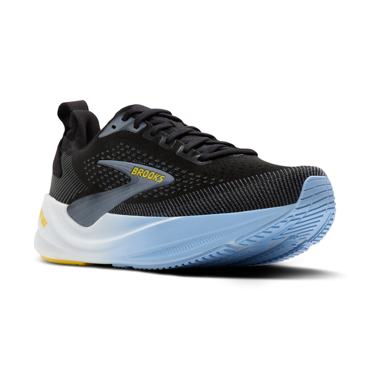 Men's Brooks Ghost Max 4 Black / Folkstone / Open Air pair angle
