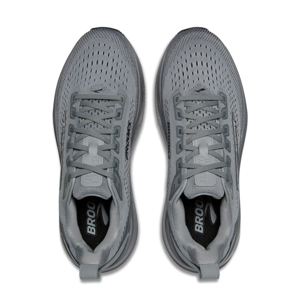 Men's Brooks Ghost Max 4 Grey / Grey / Ebony top