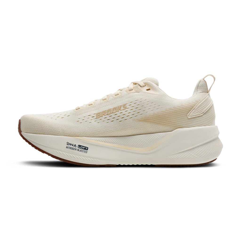 Men's Brooks Ghost Max 4 Arctic Wolf / Navy / Coconut medial