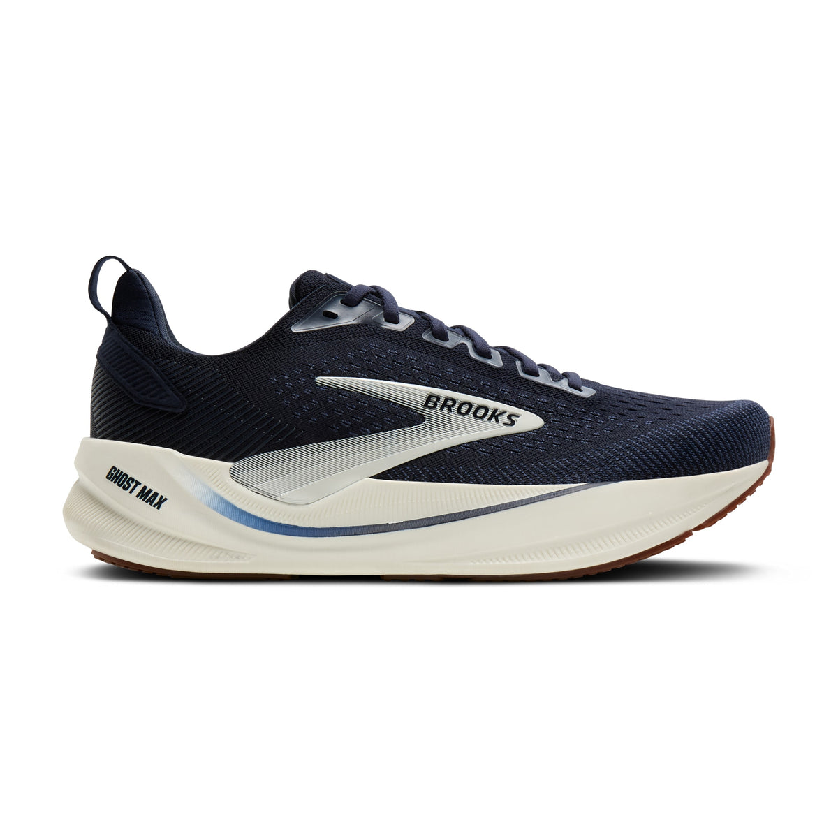 Men's Brooks Ghost Max 4 Navy / Navy / Biscuit lateral