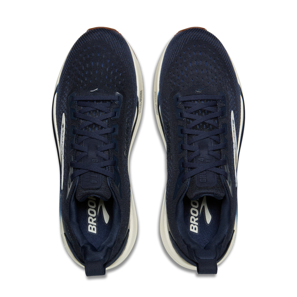 Men's Brooks Ghost Max 4 (Wide 2E) Navy / Navy / Biscuit top