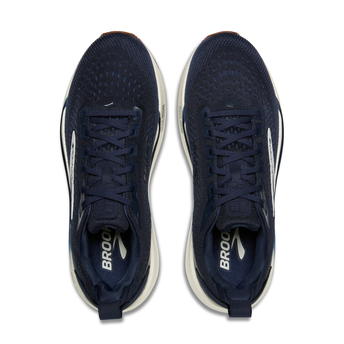 Men's Brooks Ghost Max 4 (Wide 2E) Navy / Navy / Biscuit top
