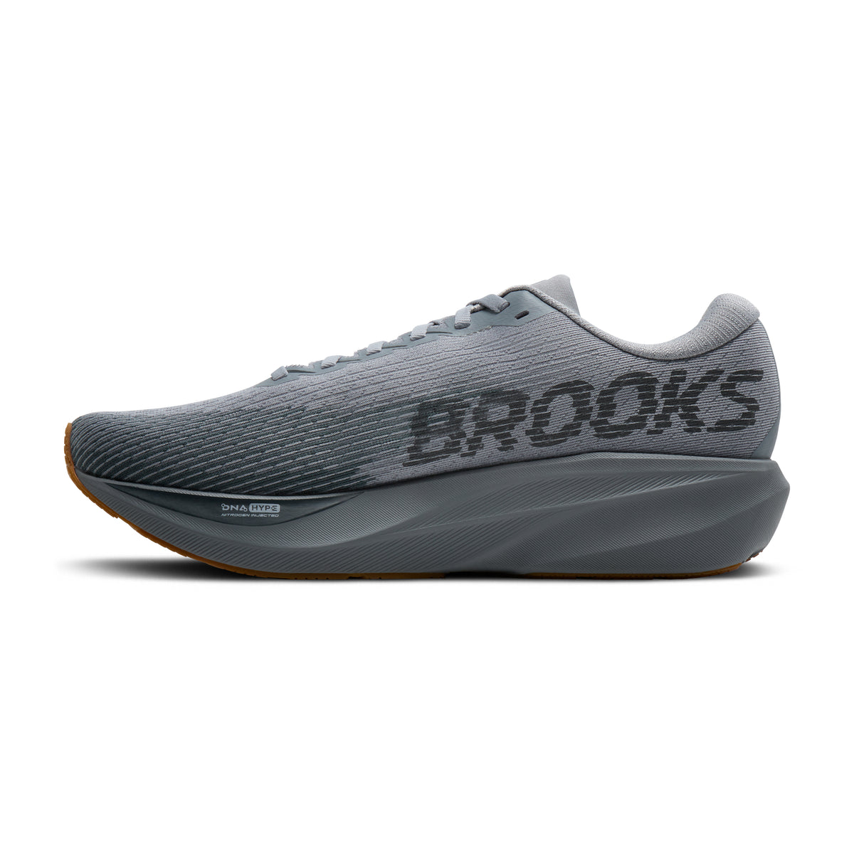 Men's Brooks Ghost Amp (Wide 2E) Primer / Ebony / Oyster medial