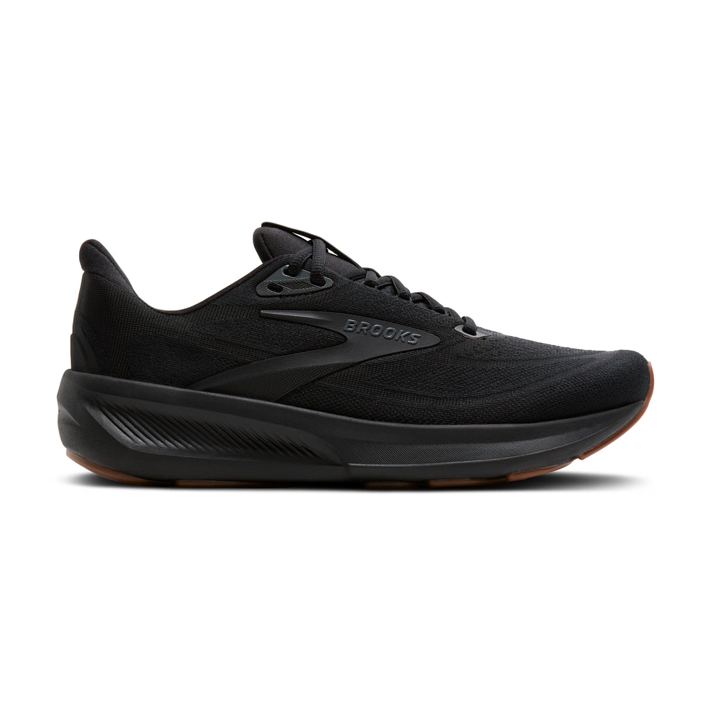 Men's Brooks Revel 9 Black / Ebony / Biscuit lateral