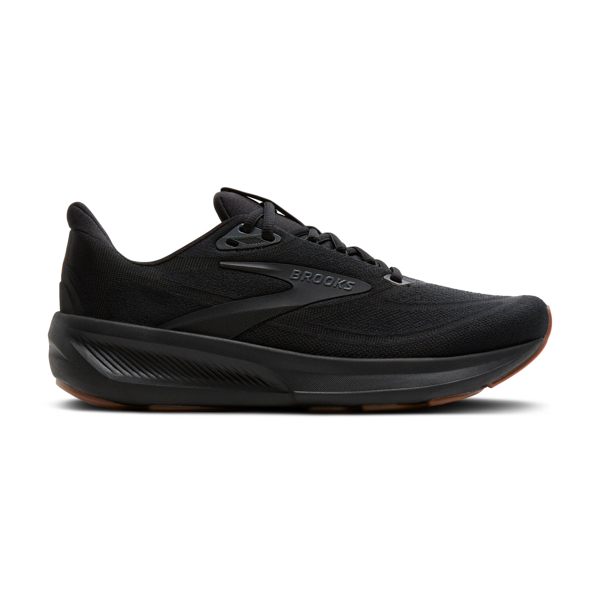 Men's Brooks Revel 9 Black / Ebony / Biscuit lateral