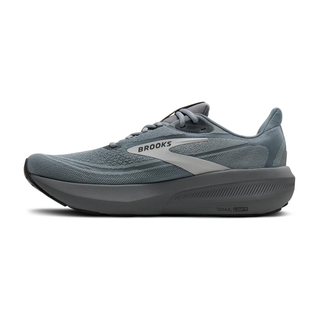 Men's Brooks Revel 9 Primer Grey / Oyster / Ebony medial