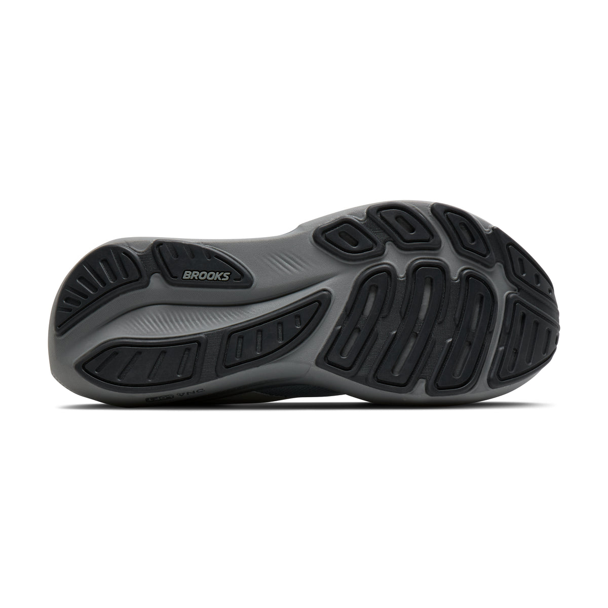 Men's Brooks Revel 9 Primer Grey / Oyster / Ebony outsole