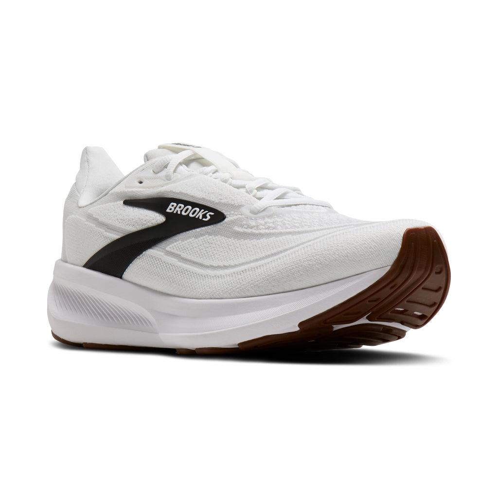 Men's Brooks Revel 9 White / Grey / Black pair angle