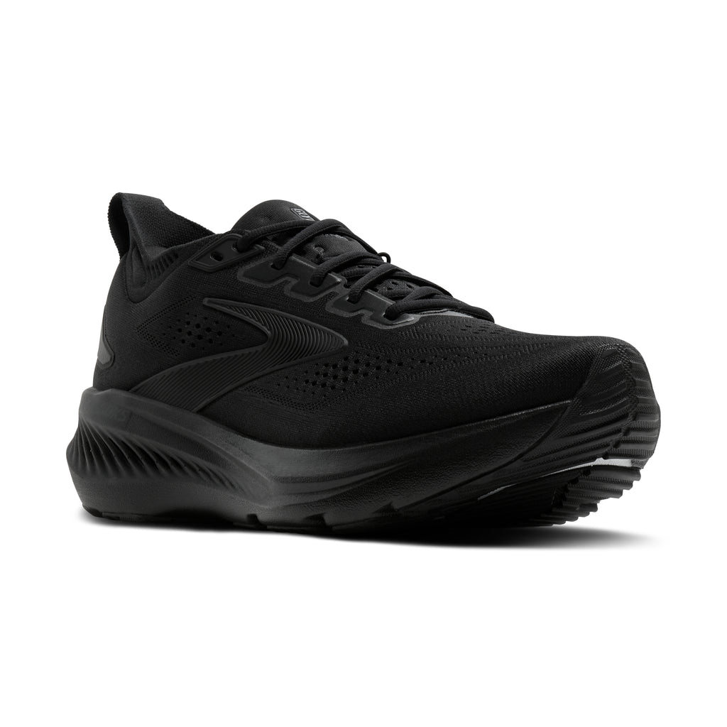 Men's Brooks Glycerin GTS 23 Black / Black / Ebony pair angle