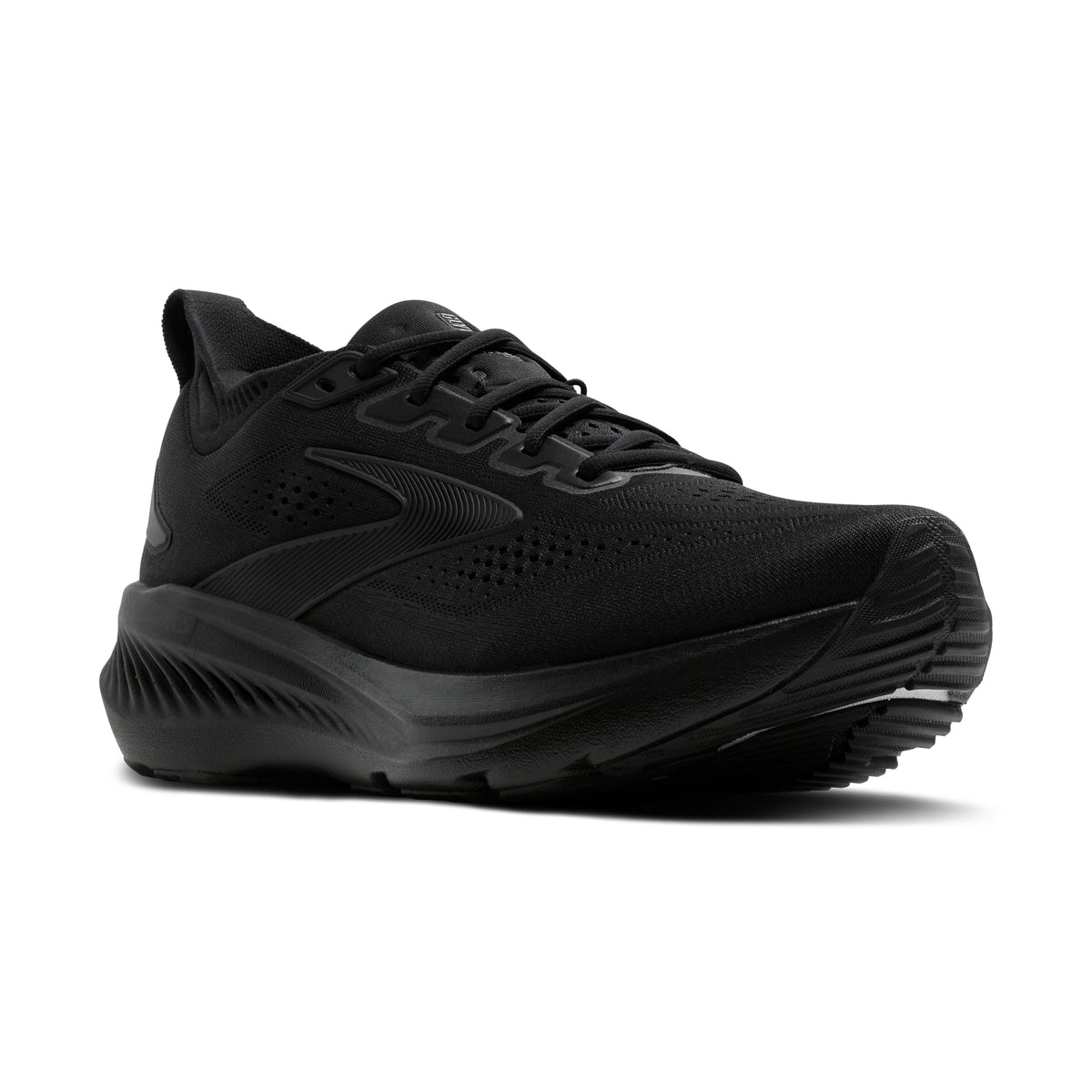 Men's Brooks Glycerin GTS 23 Black / Black / Ebony pair angle