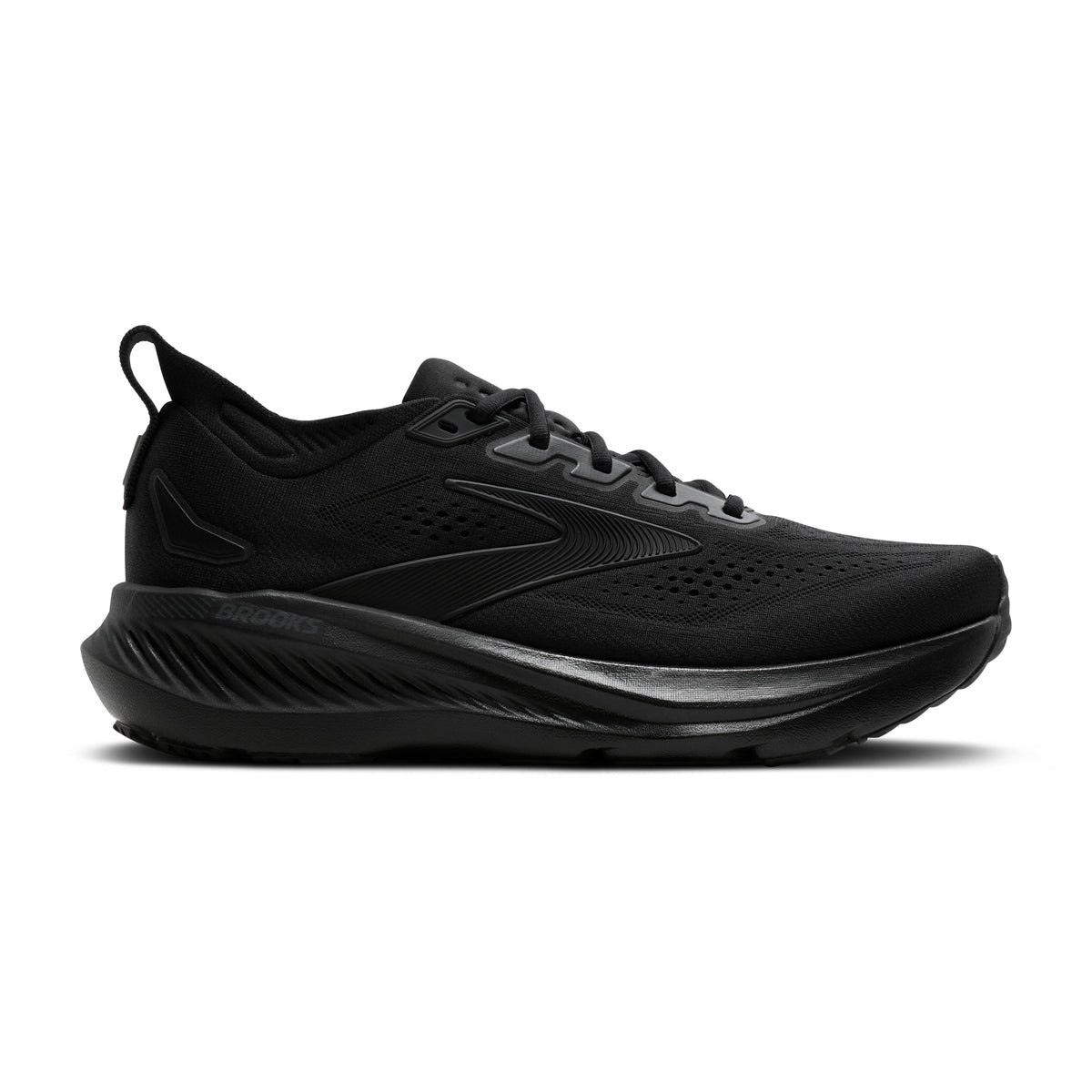 Men's Brooks Glycerin GTS 23 Black / Black / Ebony lateral