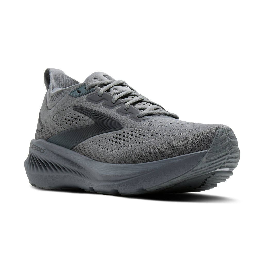 Men's Brooks Glycerin GTS 23 (Extra Wide 4E) Grey / Blackened Pearl / Black pair angle