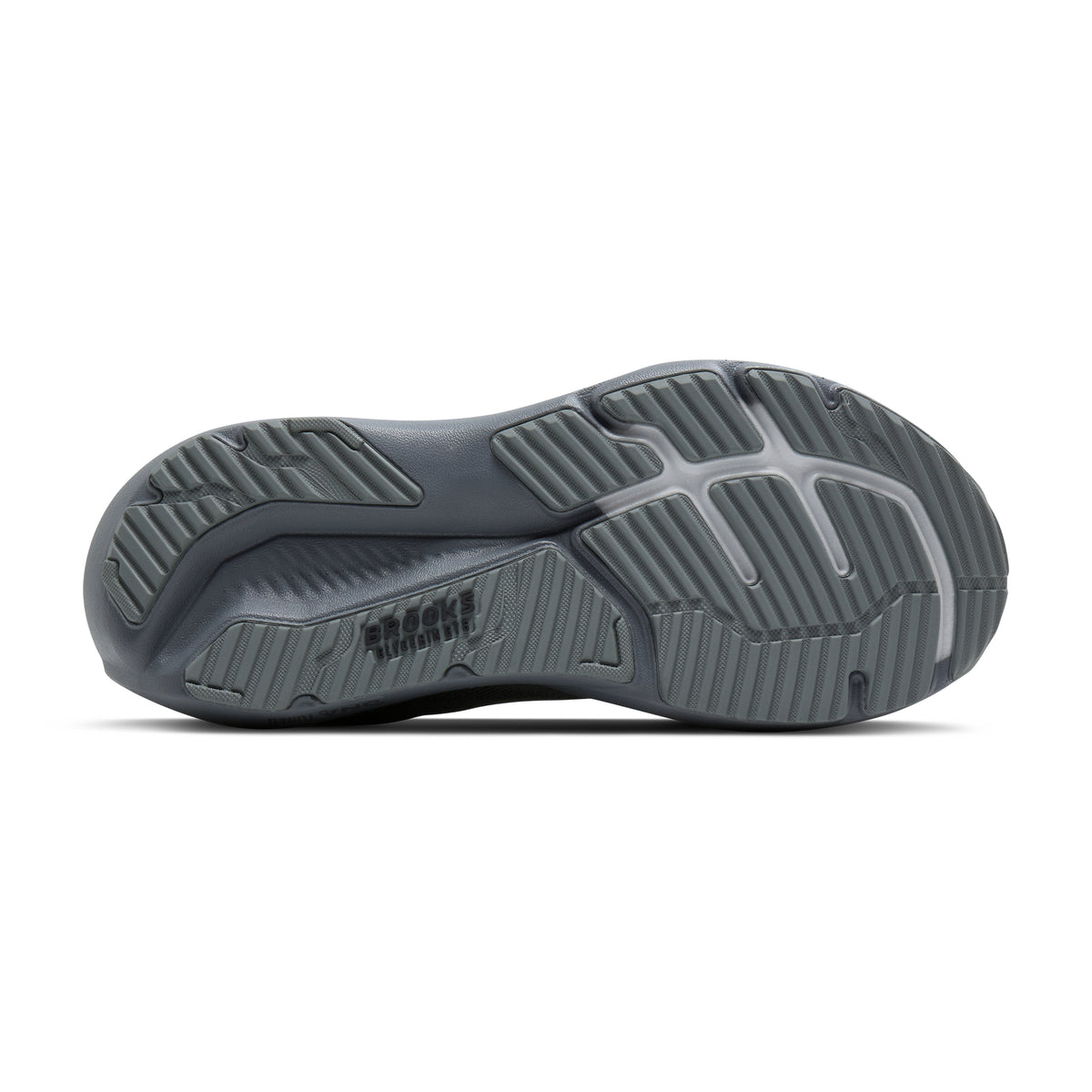 Men's Brooks Glycerin GTS 23 (Extra Wide 4E) Grey / Blackened Pearl / Black outsole