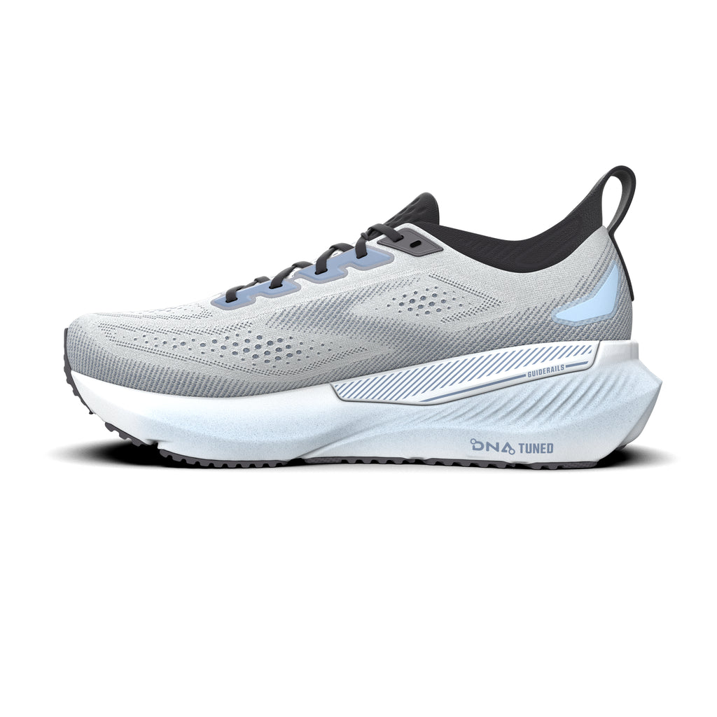 Men's Brooks Glycerin GTS 23 White / Rain / Baltic Sea medial